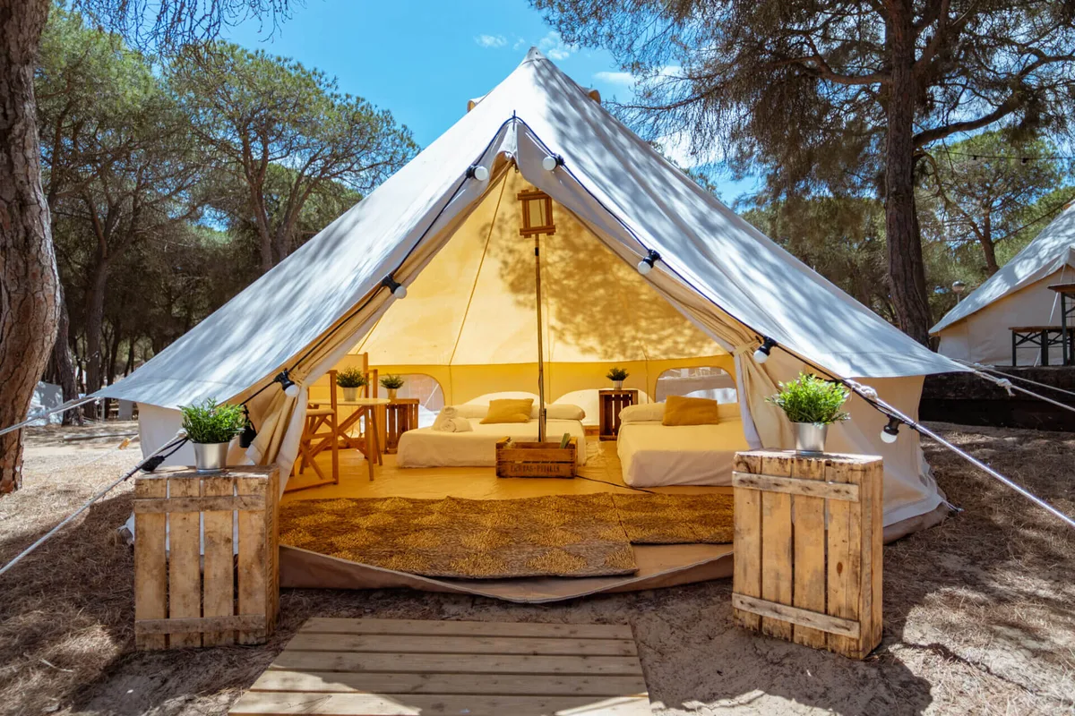 Instalaciones y espacio en Camping Camaleón, Cadiz
