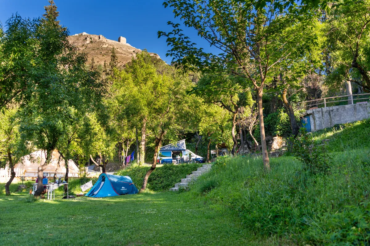 Instalaciones y espacio en Camping Cortijo San Isicio, Cazorla