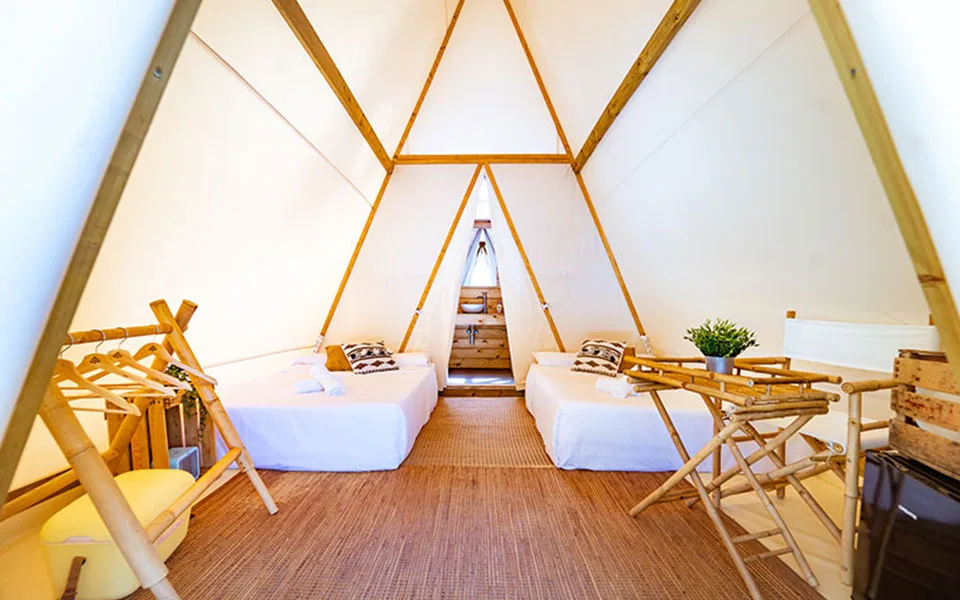 Instalaciones y espacio en Camping Lago de Arcos, Malaga