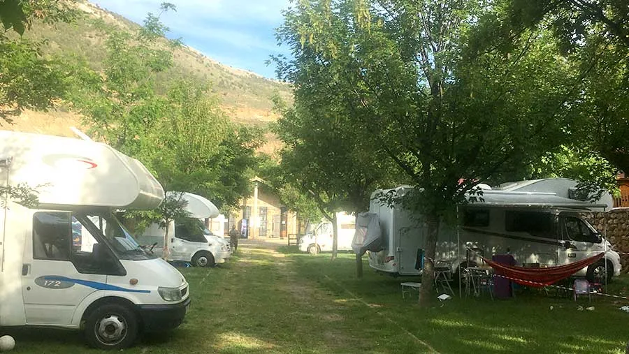 Instalaciones y espacio en Camping las Menas, Almeria