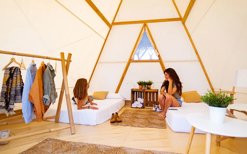 Instalaciones y espacio en Camping Tarifa, Cadiz